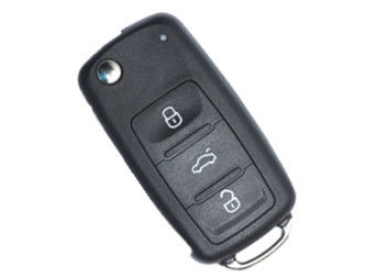 5K0 837 202 AJ 3 tombol Tombol Remote Mobil 434MHz ID48 untuk VW Beetle Golf EOS Jetta Tiguan