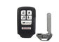 Oddessy Smart Honda Fob Tombol Remote ID FCC KR5V1X 5 + 1 Tombol 315 Mhz Tanpa Logo