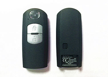433MHz 2 Tombol SKE13E-01 Mazda Remote Key Fob Kunci Plastik Hitam dengan Baterai