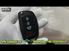 3+1 tombol 433MHz Flip Remote Key Untuk Hyundai Sonata / Elantra