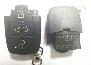 Beli Tombol Auto Hitam Tombol Fob / Audi Remote MYT8Z0837231 3 + 1 Tombol Kualitas OEM online manufacture