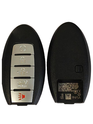 Beli Infiniti S180144320 5 Button Key Fob 433MHz Hitam Perak pembuatan online