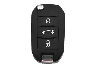 Beli Asli Peugeot Balik Remote Kunci Fob 3 Tombol ID43 Chip 433MHz Untuk Peugeot 508 online manufacture
