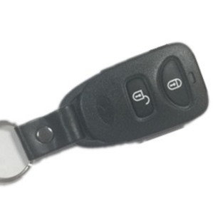 315MHz Hyundai Key Fob 2 Tombol Panic Santa Fe Accent PLNHM-T00 Car Remote