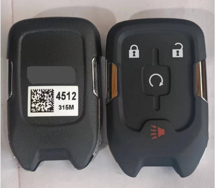 315Mhz 3 + 1 Tombol 46E Chip HYQ1AA 13584512 Smart Key Untuk GMC Terrain Chevrolet Suburban
