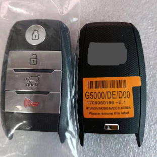 433Mhz 3 + 1 Tombol 47 Chip 95440-G5000 Kunci Pintar untuk Kia Niro LX EX Niro S Touring