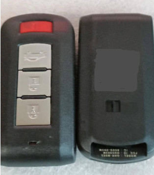 315Mhz 3 + 1 Tombol OUC003M 47 Chip Kunci Cerdas Untuk Mitsubishi Mirage G4