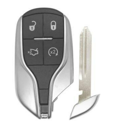 433Mhz 4 tombol M3N-7393490 46 Chip Smart Keyless Key Untuk Maserati Ghibli Quattrorte