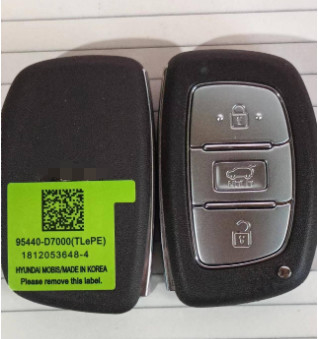433Mhz 3 Button 95440-D7000 47 Chip Smart Key Untuk 2019 Hyundai Tucson