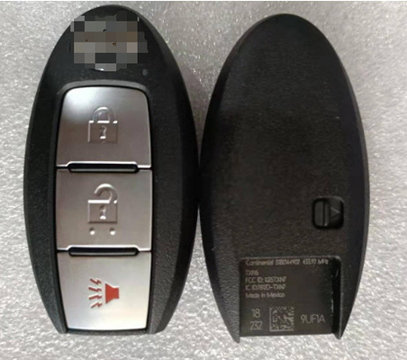 433Mhz 2+1 tombol S180144902 KR5TXN7 4A Chip Smart Key Untuk Nissan Pathfinder Murano