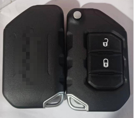433 MHz 2 tombol OHT1130261 4A Chip Keyless Flip Key Untuk 2018-2021 Jeep Wrangler
