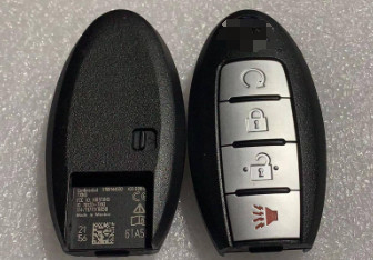 433Mhz 3+1 Button S180144503 KR5TXN3 4A Chip Smart Key Untuk Nissan Kicks Rouge