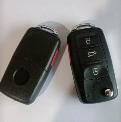 315MHz 3 + 1 tombol 48 Chip 5K0837202AK NBG010206T Prox Flip Key Untuk VW