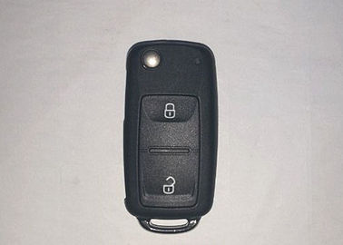 Bahan Plastik Volkswagen Remote Key, 2 Button VW Car Key 7E0 837 202