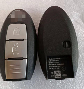 433Mhz 2 tombol 4A Chip S180144102 Smart Key Untuk Nissan X-Trail Qashqai Pulsar