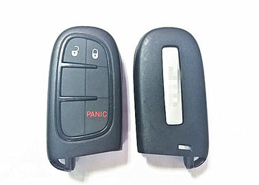 3 Tombol JEEP Remote Key Shell, GQ4-54T Black Plastic Smart Car Key Fob