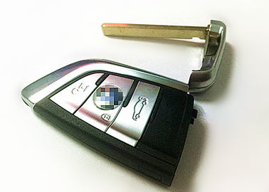 9367398-01 Silver BMW X5 Tombol Fob, BMW X6 Remote Start 4 Button 434MHz