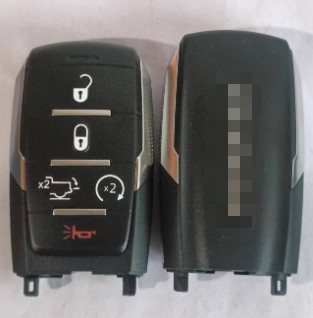 433 Mhz 4 + 1 tombol OHT-4882056 68291691AD 4A Chip Smart Key Untuk Dodge Ram 1500 Pickup