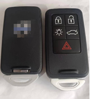 434 MHz 4 + 1 Button FCC KR55WK49264 46 Chip Remote Key Untuk Volvo S60 S80 V60
