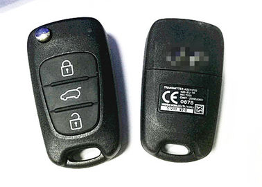 Tombol Remote Balik Hitam Hyundai HA-T005 Dengan 46 Chip PCF7936 3 Tombol Untuk Hyundai I30