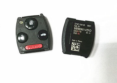 Hitam 3 Tombol Honda Remote 315Mhz Dengan 72147-TA0-U6 Chip 46