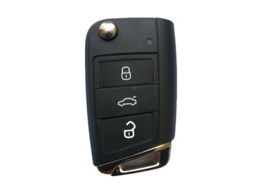 3 Tombol 433 Mhz Volkswagen Golf Balik Tombol Remote 5G6 959 753AG Dengan Baterai